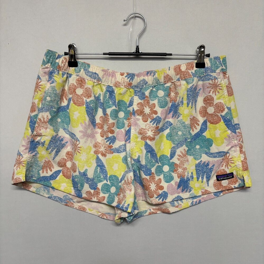 Patagonia Women Barely Baggies Shorts Size XL X-Large Floral C137 -15